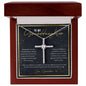 Granddaughter Gifts from Grandma - CZ Cross Necklace