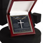 Granddaughter Gifts from Grandma - CZ Cross Necklace