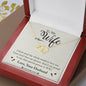 To My Wife, 10k Solid Gold Necklace, Gift for Wife