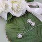 Granddaughter Gifts from Grandma - Love Knot and Earrings Set