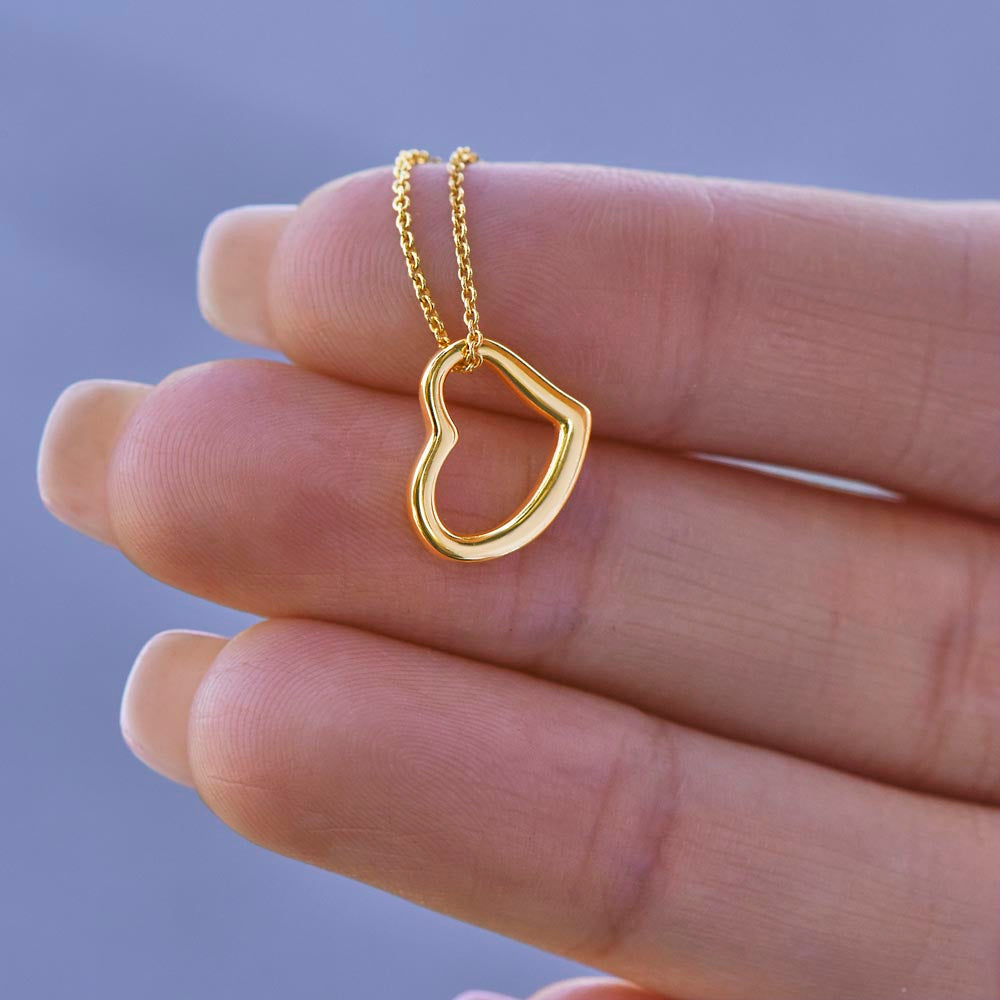 Granddaughter Gifts from Grandma - Heart Necklace