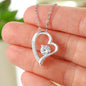 I Love You Mom Forever Love Necklace, Gift for Mom