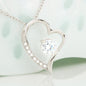 Forever Love Necklace with A Message Card