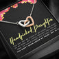 For My Handpicked Daughter • Stepdaughter or Adopted Child Gift Necklace with Message Card