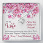 To My Wife | I love You Today and Forever! | Necklace with Message Card, Gift from Husband