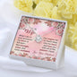 To My Wife Gift Love Knot Necklace with Message Card