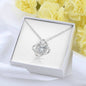 Love Knot Necklace with Message Card