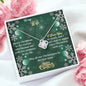 To My Wife Gift Love Knot Necklace with Message Card