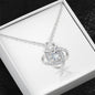 Love Knot Necklace with Message Card
