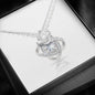 Love Knot Necklace with Message Card
