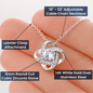 Wife - Forever & Always - Love Knot Necklace