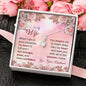 To My Wife Gift Alluring Beauty Necklace with Message Card