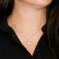 To My Wife, Meeting You Was Fate Necklace Gift from Husband to Wife