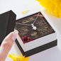 Gift for Sister Alluring Beauty Necklace, with Message Card