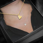 Sweetest Hearts Necklace With a Message Card