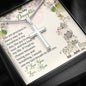 To My Daughter Gift Cross Necklace