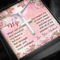 To My Wife Gift Cross Necklace
