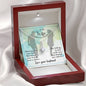 To My Wife Necklace with Message Card, Gift from Husband