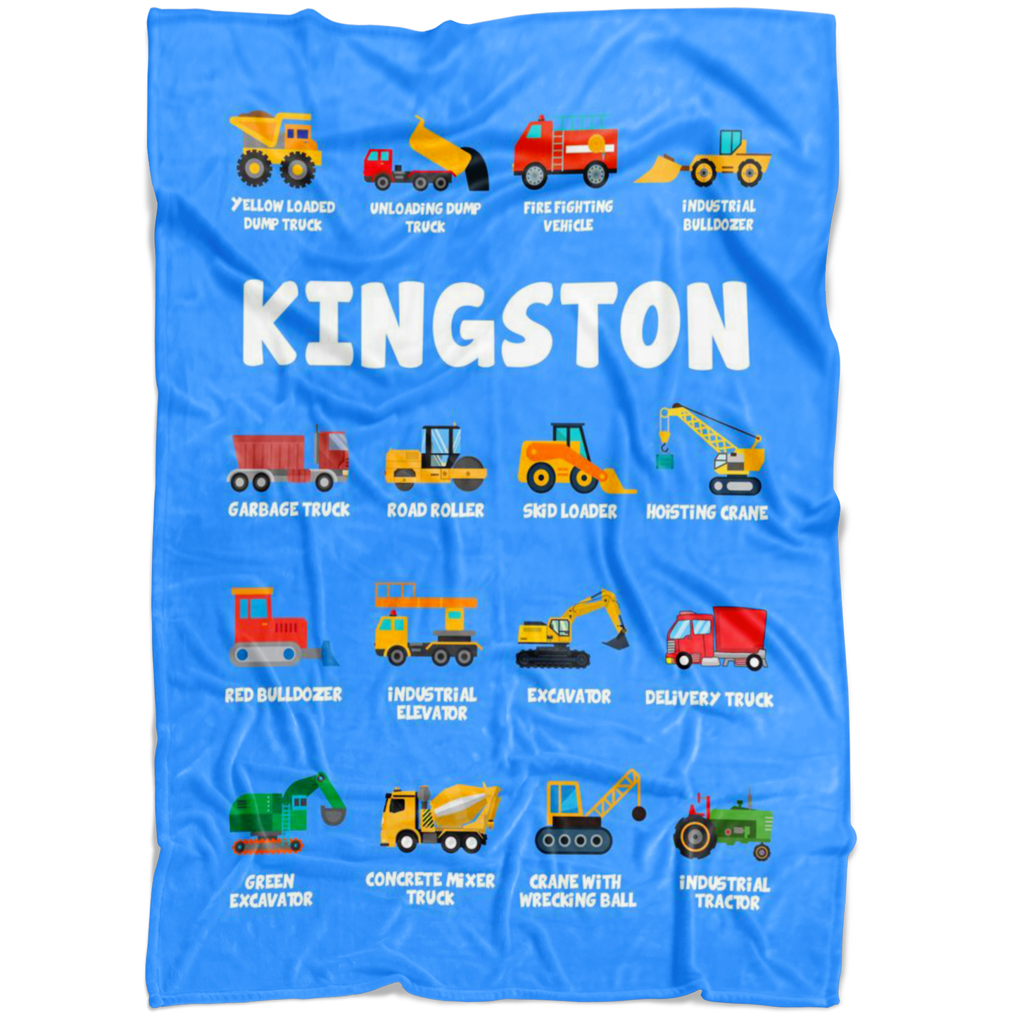 Kingston Construction Blanket Blue