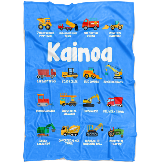 Kainoa Construction Blanket Blue