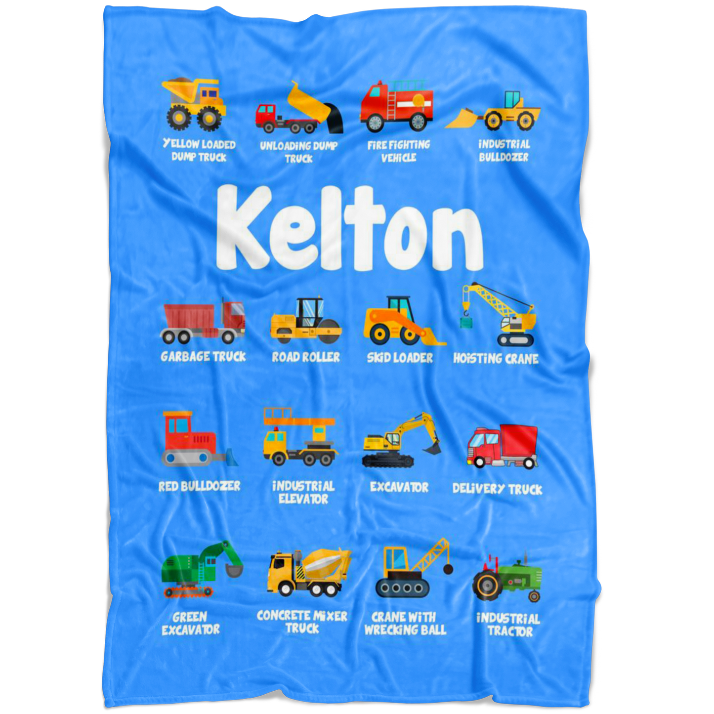 Kelton Construction Blanket Blue