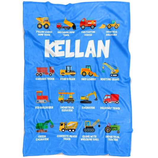 Kellan Construction Blanket Blue