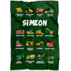 Simeon Construction Blanket Green