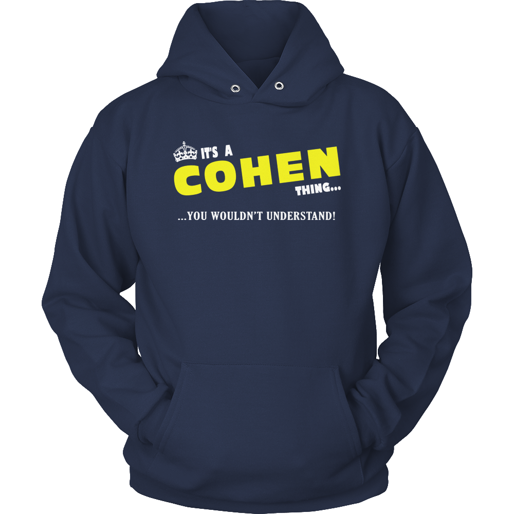 It's A Cohen Thing, You Wouldn't Understand