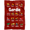 Gordie Construction Blanket Red