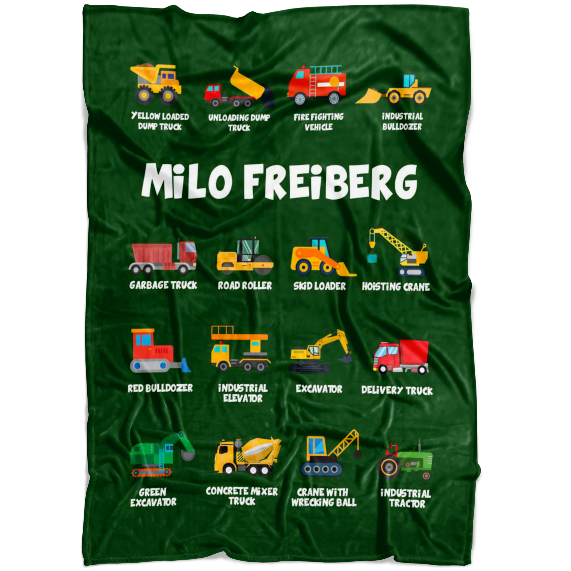 Milo Freiberg Construction Blanket Green