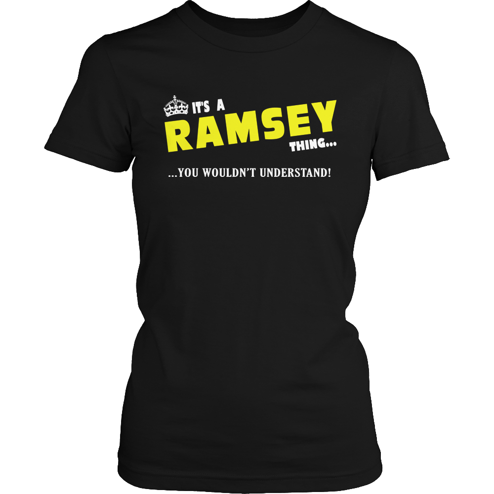 It's A Ramsey Thing, You Wouldn't Understand