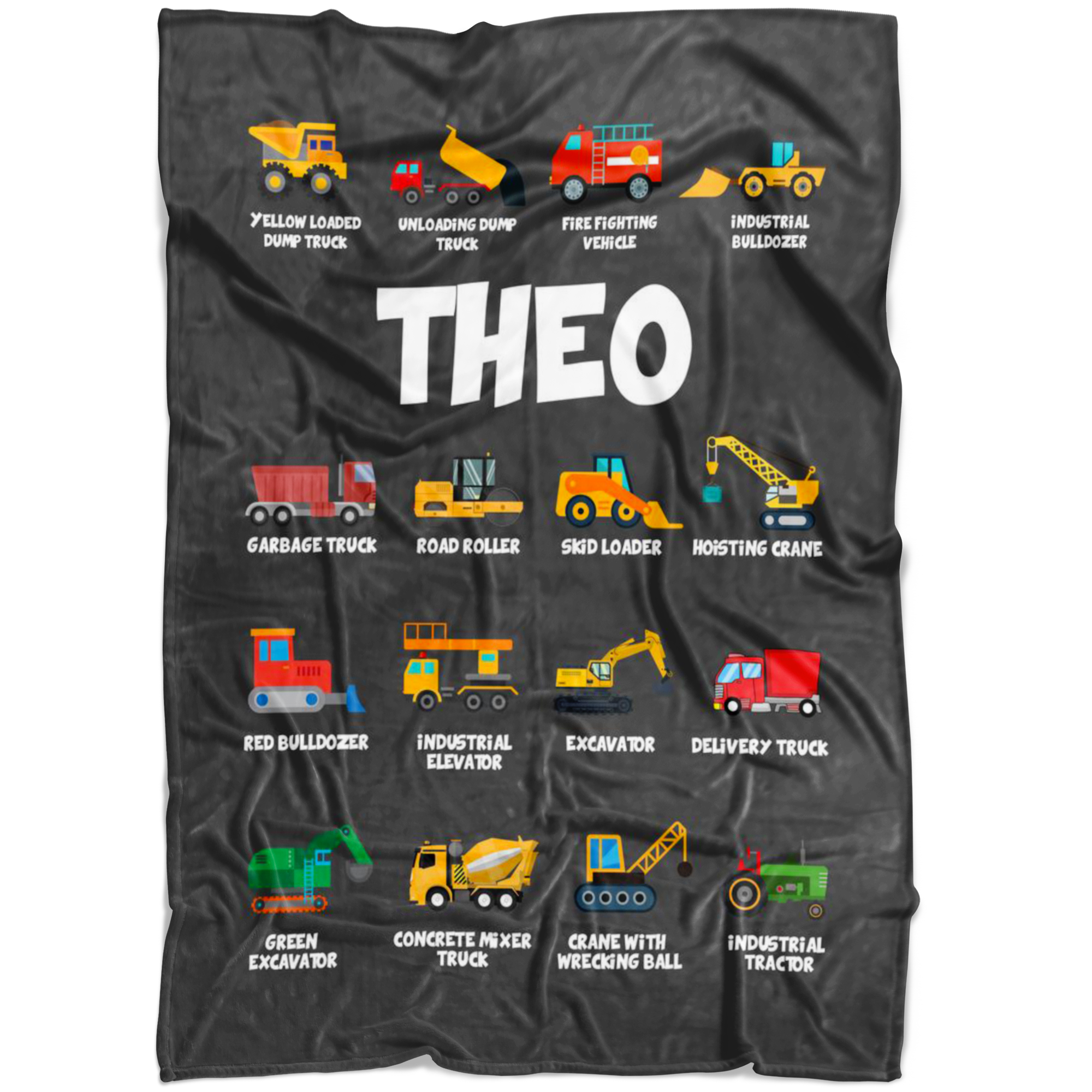 Theo Construction Blanket Grey