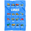 Lukas Construction Blanket Blue
