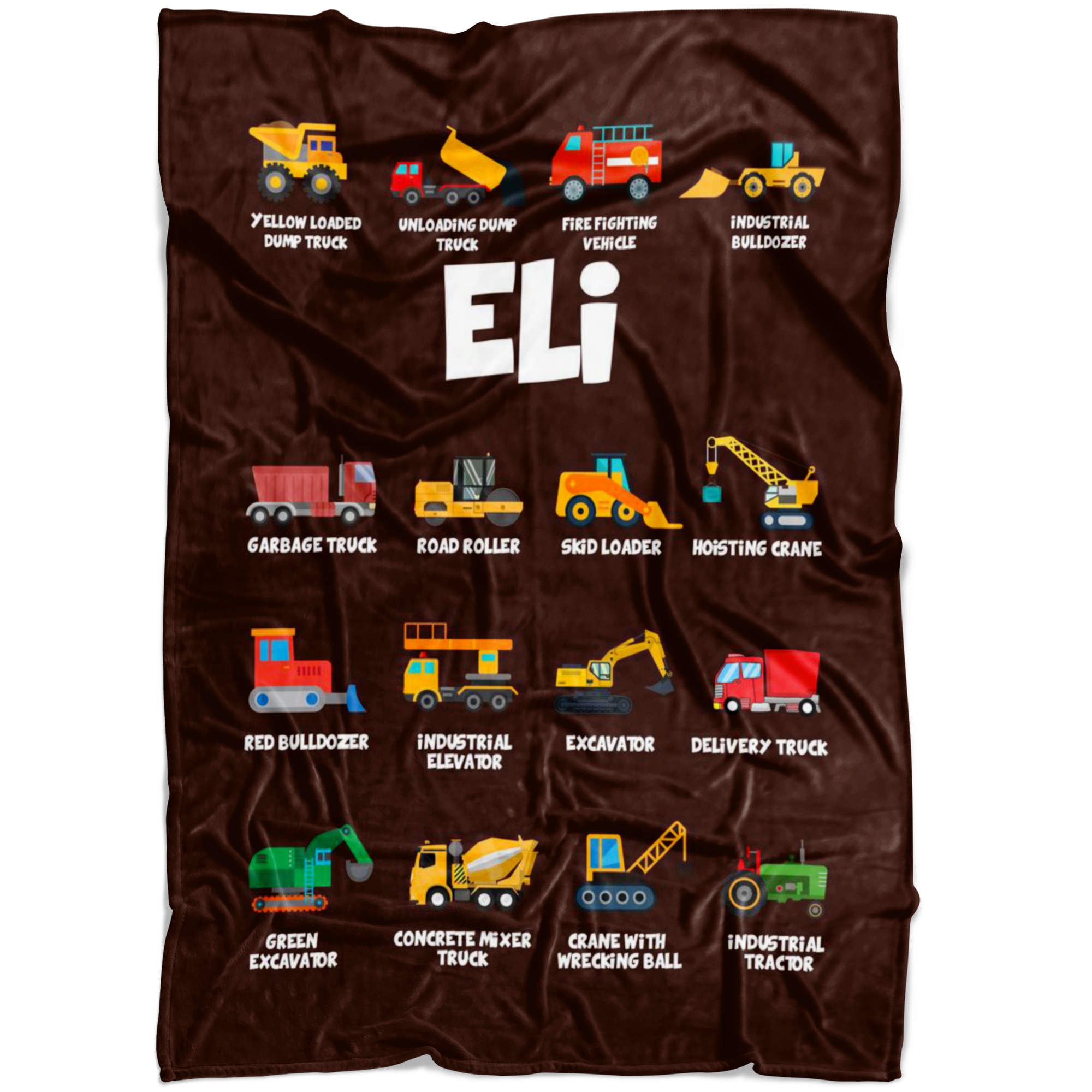 Eli Construction Blanket Wine Red