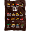 Eli Construction Blanket Wine Red