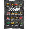 Logan Construction Blanket Grey