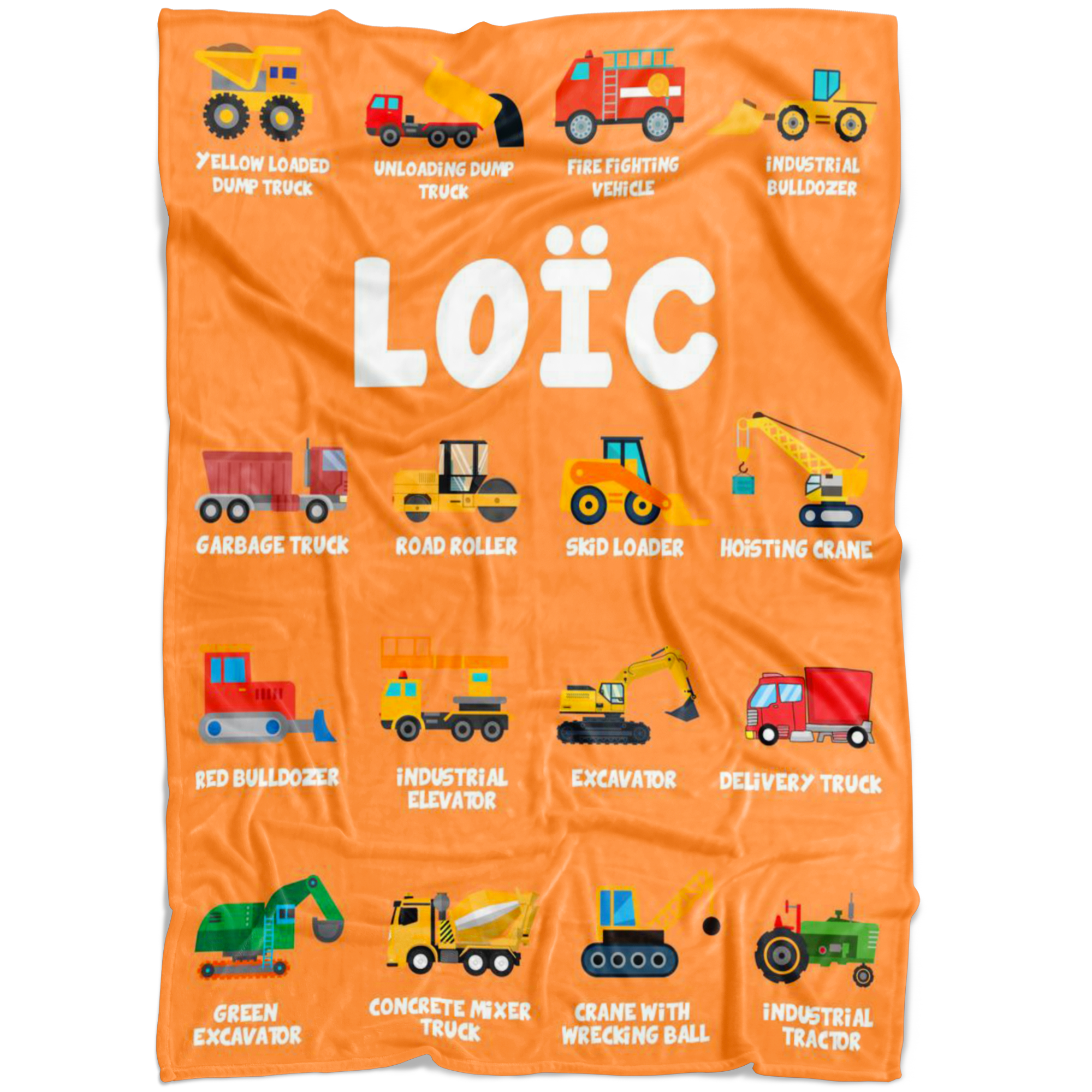 Loïc Construction Blanket Orange