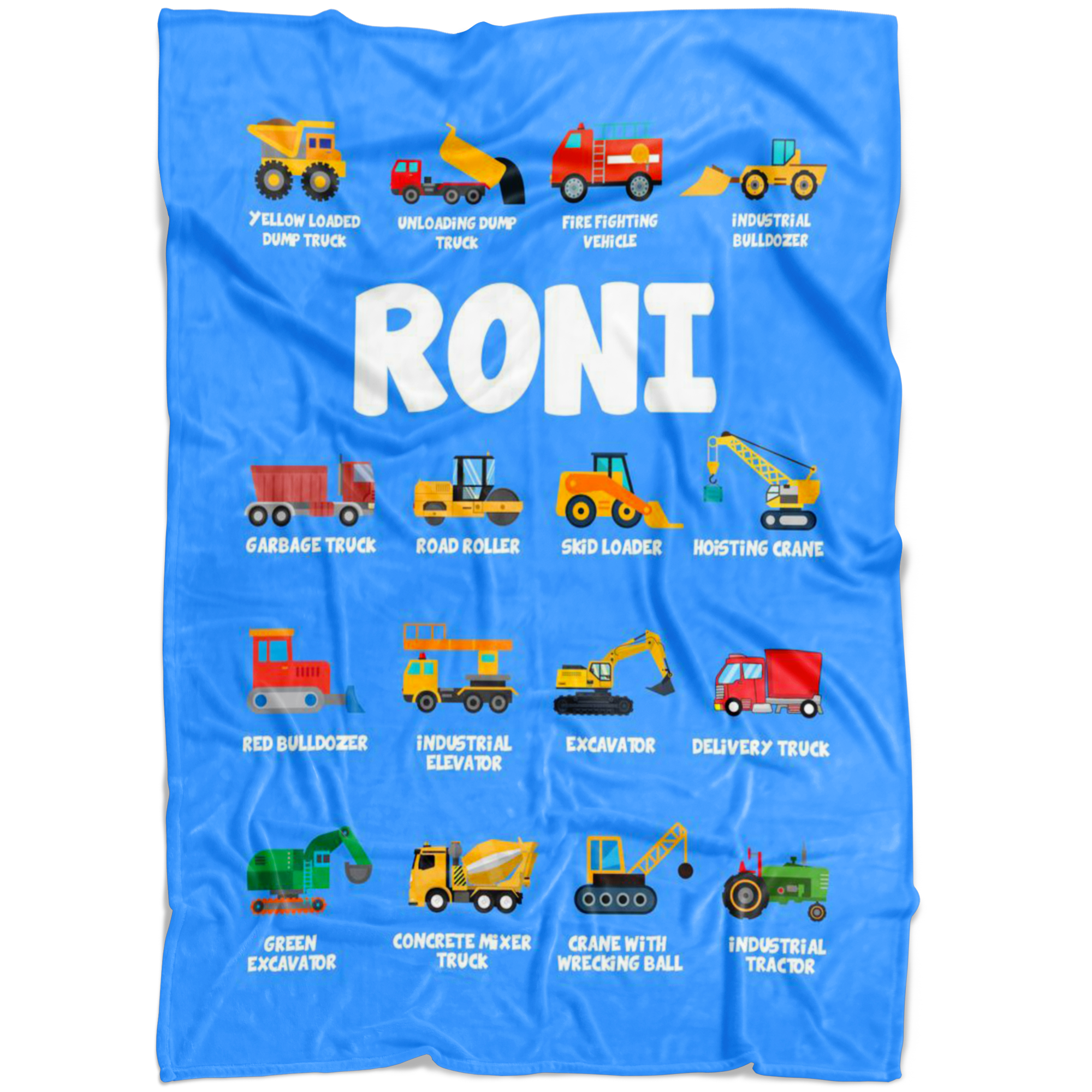 RONI Construction Blanket Blue