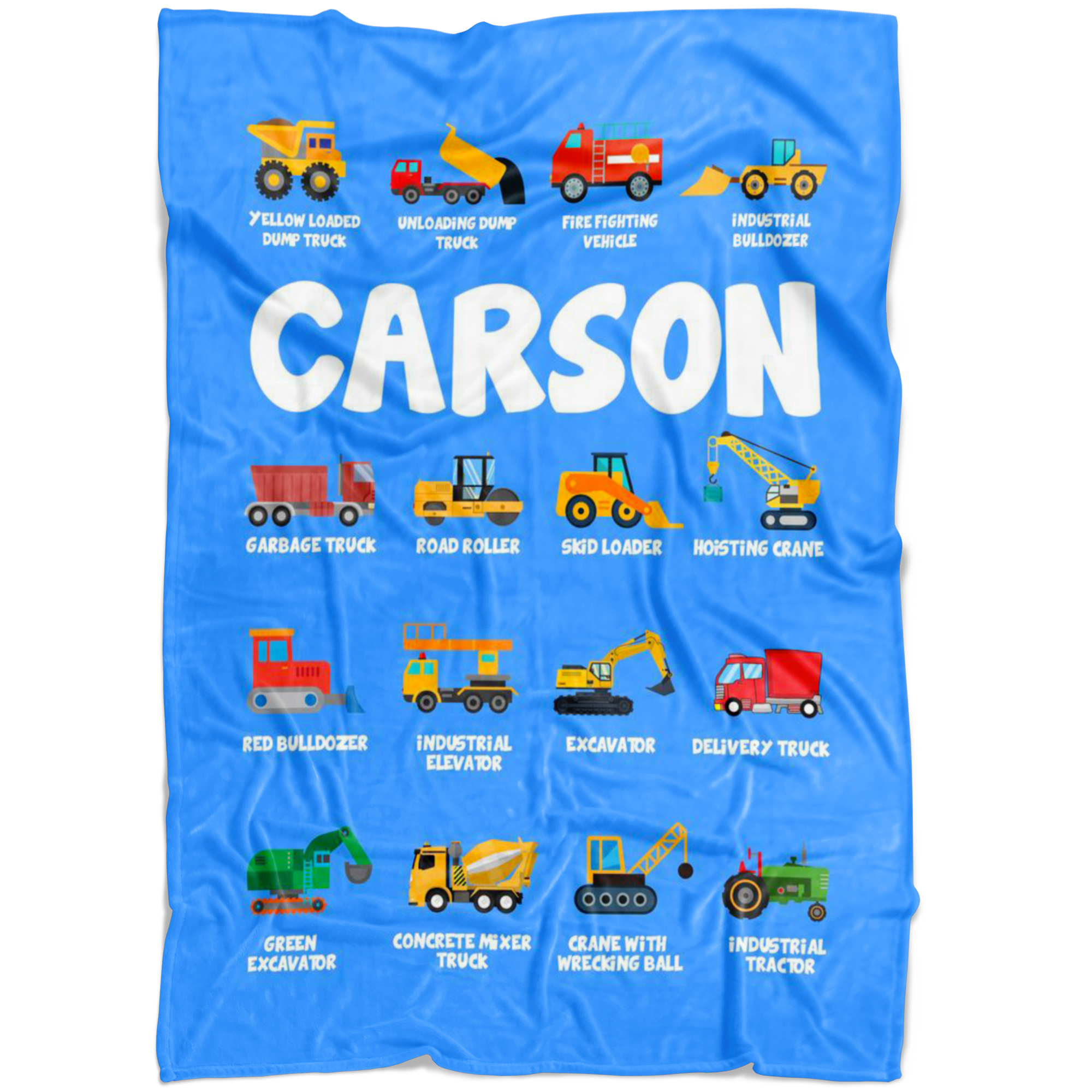 Carson Construction Blanket Blue