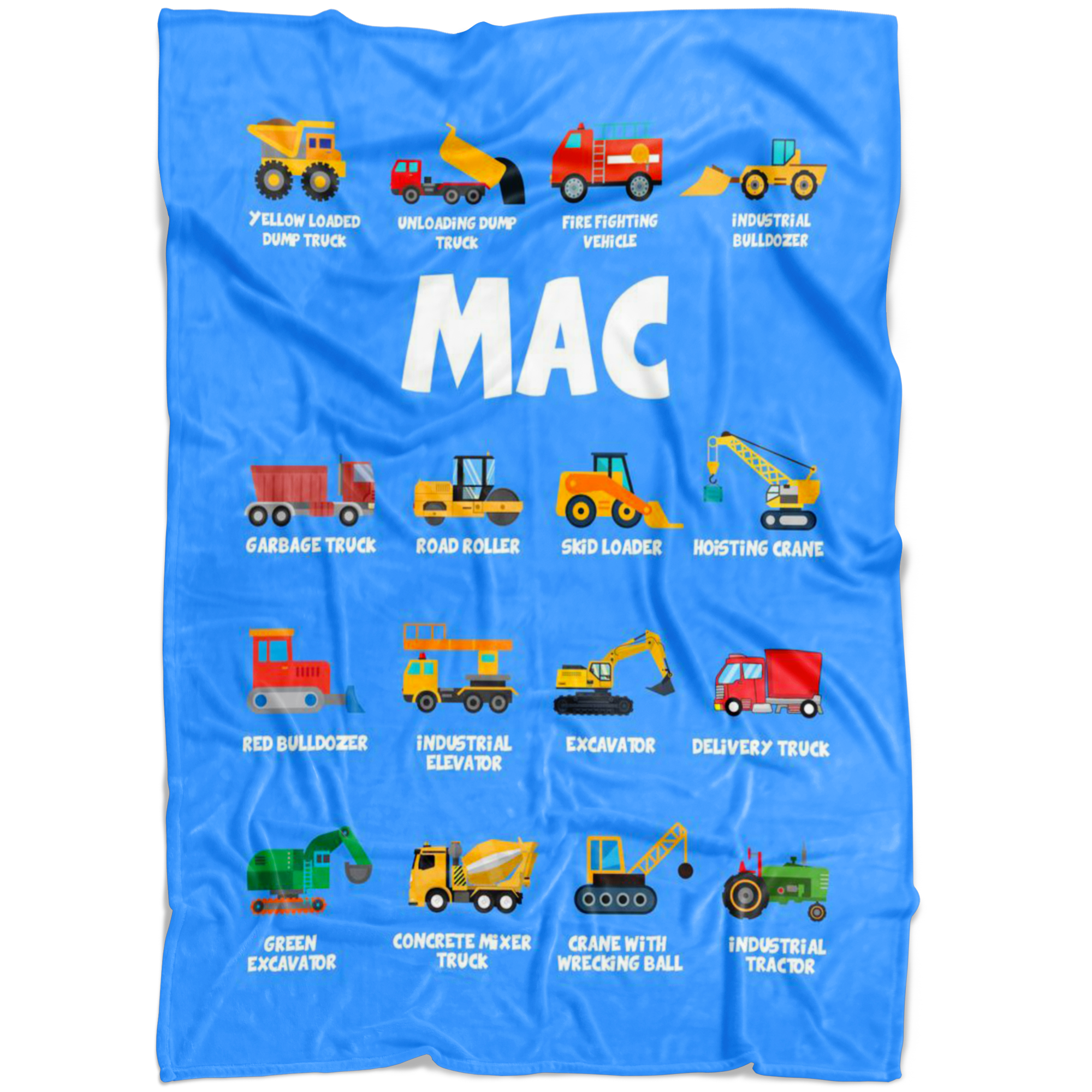 Mac Construction Blanket Blue