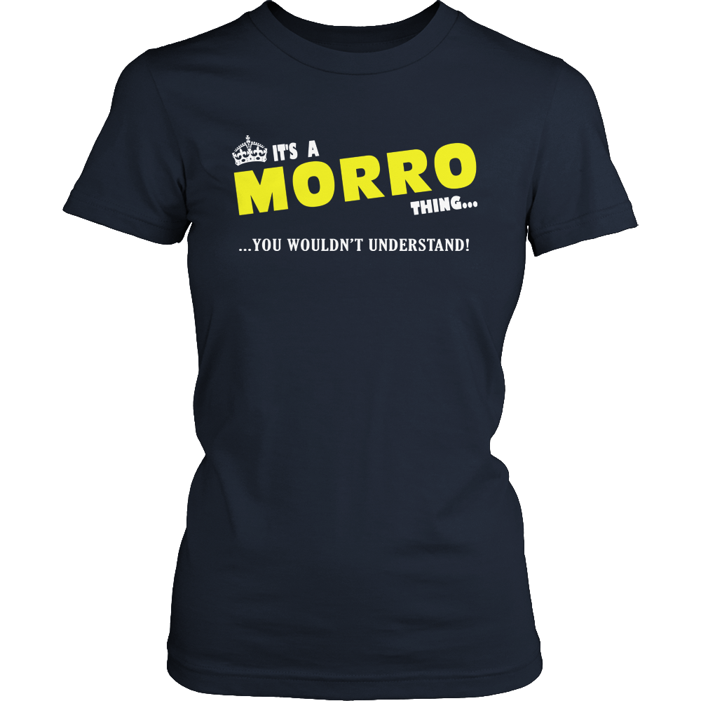 It's A Morrow Thing, You Wouldn't Understand