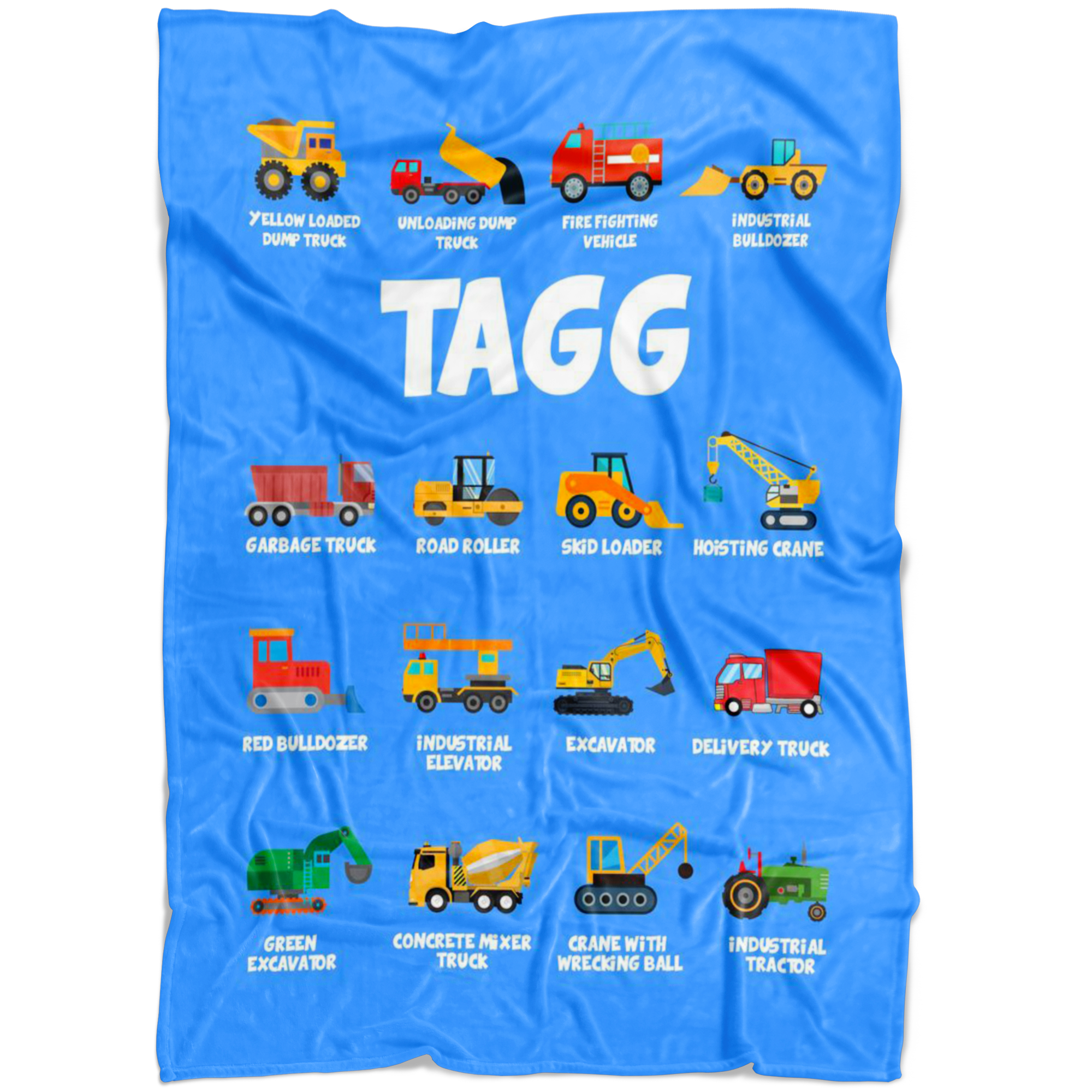 Tagg Construction Blanket Blue