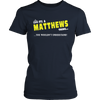 It's A Matthews Thing, You Wouldn't Understand