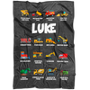 Luke Construction Blanket Grey