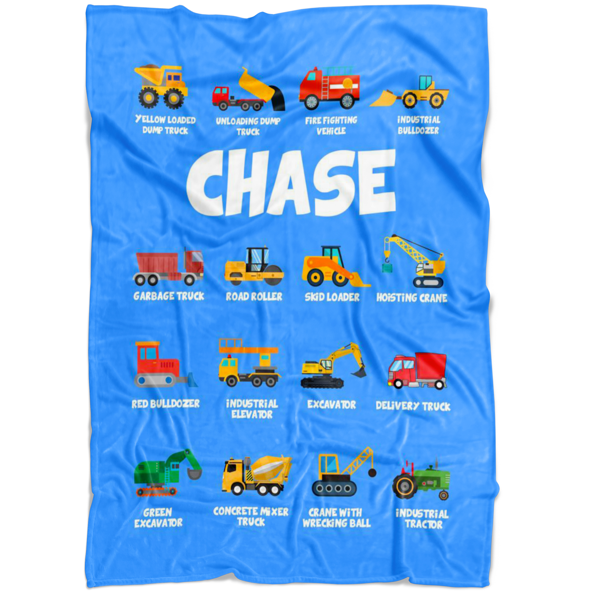 Chase Construction Blanket Blue