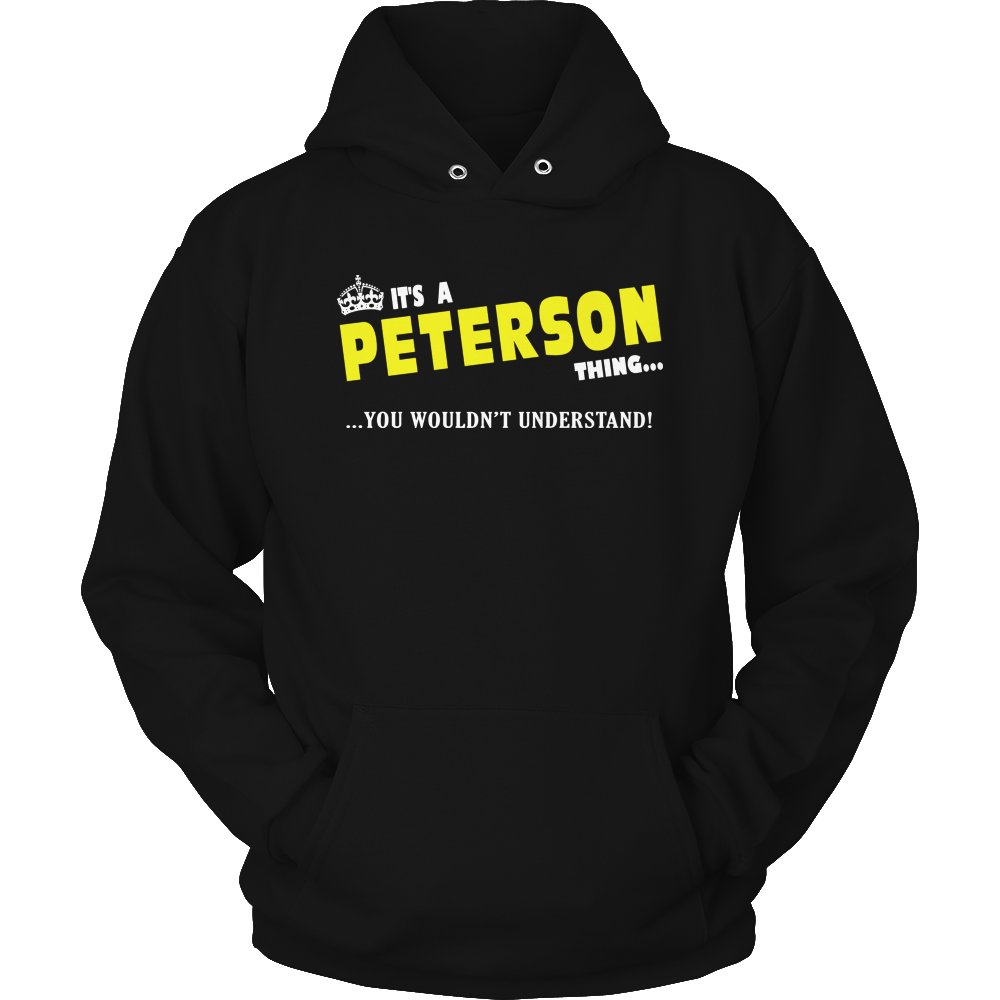 It's A Peterson Thing, You Wouldn't Understand