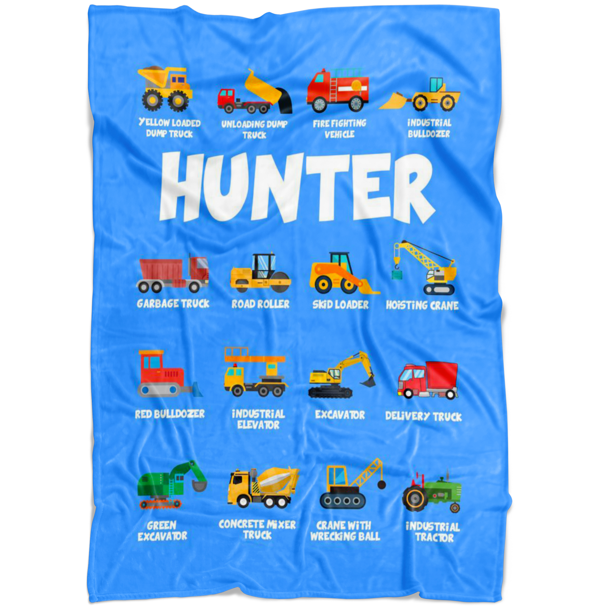 Hunter Construction Blanket Blue
