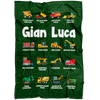 Gian Luca Construction Blanket Green