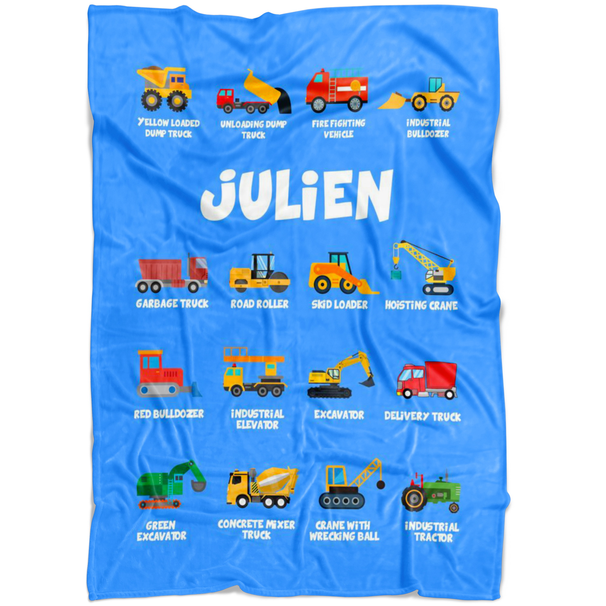Julien Construction Blanket Blue