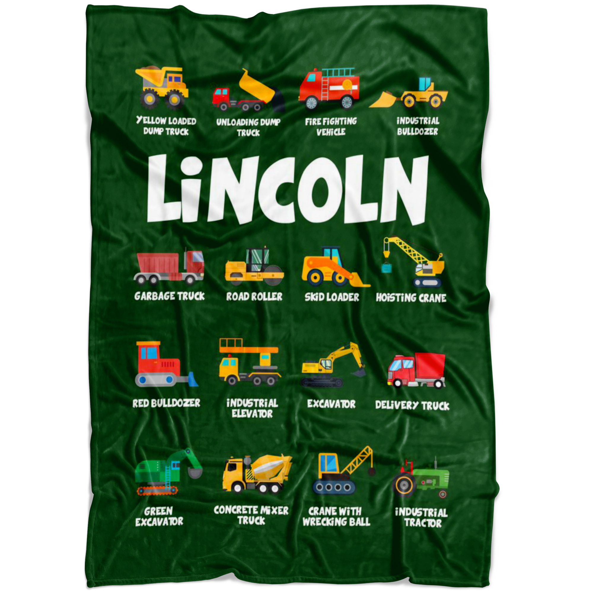 Lincoln Construction Blanket Green